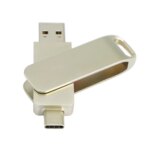 Custom Aluminium Alloy Metal Swivel Usb C OTG USB Flash Drive 2.0 16GB 32GB 64 GB Pendrive for Mobile Phone Type C Pen Drive - Image 4