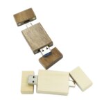 Eco-Friendly Custom Logo Wood Walnut Maple Type C USB 2.0 3.0 Pen Drive OTG USB-C Flash Drive 16GB 32GB 64GB Flash Memory - Image 5