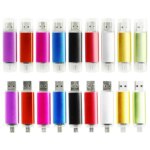 Promotional Metal Flash Drive OTG Usb 2.0 3.0 64GB 32GB 128GB 256GB 16GB 8GB 4GB Memory Stick Pen Pendrive Usb Flash Drive OTG - Image 2