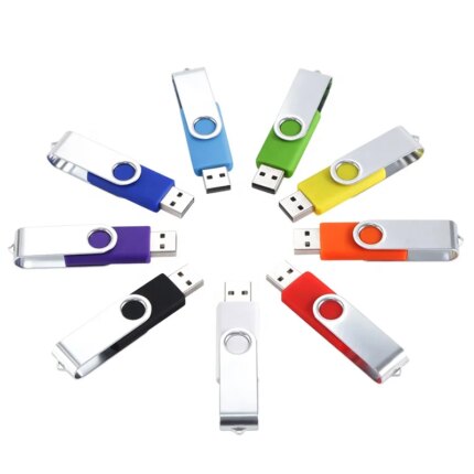 New Rotate Convenient Swivel USB 3.0 Flash Drive High Speed 4GB-128GB Portable with 3-Year Warranty