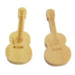 Wooden Guitar USB2.0 Pen Drive 4GB 8GB 16GB 32GB 64GB 128 Gifts Customer Usb Flash Drive Wedding Box Memory Stick  LOGO U Disk