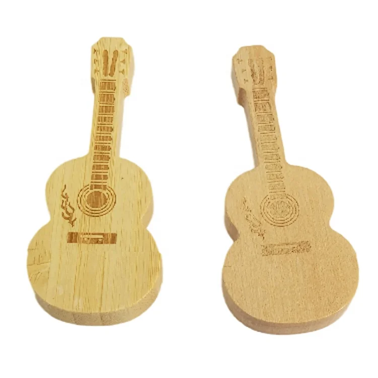 H7305e4bd853e421b9d8034c277cdd0feg Wooden Guitar USB2.0 Pen Drive 4GB 8GB 16GB 32GB 64GB 128 Gifts Customer Usb Flash Drive Wedding Box Memory Stick LOGO U Disk - Image 1