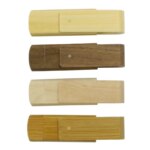 Popular Wooden Swivel Smartphones PC Usb Flash Drive Stick Personalized logo Gifts 4gb 8gb 16gb 32gb 64gb OTG Type c Pendrive - Image 4