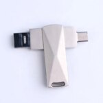 Factory Prices OTG Pendrive for iphone Type c Smartphones Computers Customized logo 8gb 16gb 32gb 64gb Metal Usb Flash Drives - Image 5