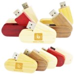 Wholesale Swivel Wooden Pen Drive 2.0 3.0 4GB 8GB 16GB Pendrive 32GB Memory Stick Wood Usb Flash Drive 64GB 128GB - Image 5