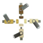 Custom Wooden 2in1 Otg Type c Usb Flash Drive 2.0 3.0 Cle Usb-C Memory Stick 8GB 16GB 32GB 64GB Pendrive for Smartphones PC