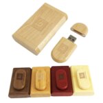 Wholesale Wooden Usb Storage Block Usb Flash Drive Customized logo Marketing Gift Natural Solid Fast Speed Wood Pendrive - Image 2