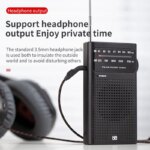 Portable AM FM Radio Dual Band Radio Receiver Player Built-in Speaker with a Standard 3.5MM Mini Radio for Elder - Image 5