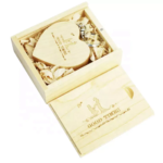 Wooden Heart Shape Love+box Free Laser LOGO 2GB 4GB 8GB 16GB 32GB 64GB Usb 2.0 3.0 Photography Gifts Custom Usb Flash Drive - Image 3