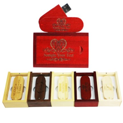 Promotional Gift Wooden Usb Flash Drive Wood Pendrive 4GB 8GB 16GB 32GB 64GB Memory Stick 128GB Thumb Drive Pen Drive