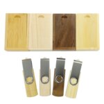 Newest Personalised Swivel Rotating Wooden USB-C Otg Usb Flash Drive 2.0 3.0 16GB 32GB 64GB Pendrive Otg Type c to Usb - Image 5