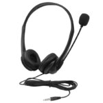 In Stock New 3.5mm Plug Wired Headsets with Mic Volume Control for Online Study Business Meeting Custom Earphones Headphones