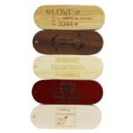 Promotional Gift Swivel Wood Bulk Usb Flash Drive 2.0 4GB 8GB 16GB 32GB 64GB Usb Flash Personalized Rotation Wooden Usb Drive - Image 6