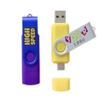 Wholesale 2 in 1 Type C Pen Drive 2.0 3.0 4GB 8GB 16GB Pendrive 32GB 64GB 128GB Usb Flash Drive