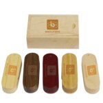 Rotating Wood Customized New USB 2.0 Flash Drive 1GB-64GB Pendrive Gift - Image 6