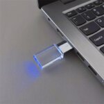 Fast Speed Corporate Gift Glass Light up Pen Drive Personalized 2.0 3.0 4 GB 8GB 16GB 32GB 64GB Memory Stick Pen Usb Flash Drive - Image 5
