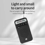 Mini Radio Portable High Quality Dual Band Mini Digital Tuning Radio Pocket Size with 3.5mm Earphone Jack AM FM Portable Radio - Image 6