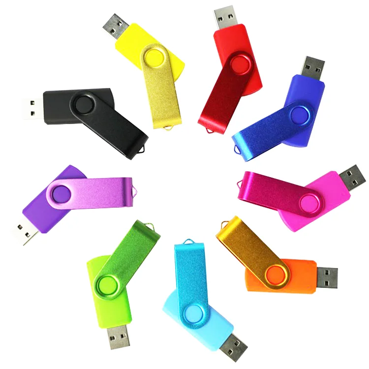 H973ffe00fccb48e5b3863965ee7fadd4Y Factory Price 2GB 4GB 8GB Swivel Usb Flash Drive Custom Logo Pen Drive Pendrive 16GB 32GB 64GB Memory Flash Usb Stick - Image 1