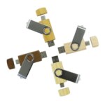 Newest Personalised Swivel Rotating Wooden USB-C Otg Usb Flash Drive 2.0 3.0 16GB 32GB 64GB Pendrive Otg Type c to Usb - Image 2