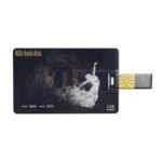 White Plastic Credit Card Custom Logo Business Design Usb Flash Drive Stick 4GB 8GB 16GB 32GB 64GB Card Usb Flash Drive with Box - Image 4