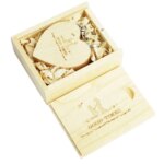 Wooden Heart Usb Flash Drive 64mb Pen Drive Wood Memory Stick Pendrive Key Usb Stick Device 4G 8G 16GB 32GB Gifts for Customers - Image 5