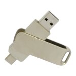 Multifunction 2 in 1 Metal Swivel Otg Flash Drive Usb 3.0 2.0 8GB 16GB 32GB 64GB Custom Wholesale USB Key Type-c Usb Flash Drive - Image 6