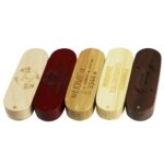 Promotional Gift Swivel Wood Bulk Usb Flash Drive 2.0 4GB 8GB 16GB 32GB 64GB Usb Flash Personalized Rotation Wooden Usb Drive - Image 5