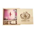 Customized Wood Usb Box with Wedding Pictures 6X4' Album Wood Photo Box Usb Flash Drive 2.0 3.0 8GB 16GB 32GB 64GB Cles Usb - Image 5