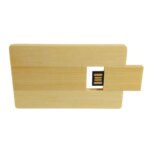High Quality Hot Sell Cheap Prices Promotional Memorias Usb Wood Credit Card Shape Pen Flash Drive 4GB/8GB/16GB with logo Promo - Image 2