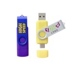 Manufacturer Wholesale Swivel Twister Type C OTG USB Flash Drive 2.0 3.0 16GB 32GB 64 GB USB-C Pendrive Customized Flash Disk - Image 4