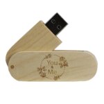 New Wooden USB 2.0 Mold Flash Drive 4GB-128GB Twister Shape High Speed Key Stick - Image 2