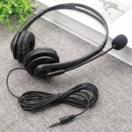 In Stock New 3.5mm Plug Wired Headsets with Mic Volume Control for Online Study Business Meeting Custom Earphones Headphones - Image 5