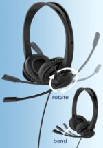 Fast Delivery 3.5mm USB Type C Office Headphone Waterproof Wired Call Center Telephone Headset With Mic Earphones Custom Logo - Image 4