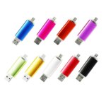 Wholesale 2 in 1 Metal OTG Flash Drive Pendrive 128GB 32GB 64GB 2GB 4GB 8GB 16GB Memory Stick Pen Drive OTG Usb Flash Drive - Image 3