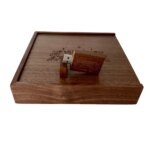 China Factory Bulk Wholesale Usb Pendrive Gifts Customized logo Advertising High Speeds Wooden Usb  with Photo Box Flash Memory - Image 2