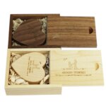 Photography Customized Logo Wooden Memoria Usb 2.0 4GB 8GB 16GB 32GB Love Heart USB Stick High Speed Cl??s Usb - Image 4
