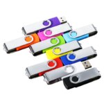 Customized Promotional Portable Swivel Flash Memory 2.0 3.0 1GB 2GB 4GB 8GB 16GB 32GB 64 GB Twister Flash Disk
