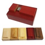 Free Laser Engraving logo Rectangle Wooden Custom Usb Flash Drive 2.0 8GB 16GB 32GB 64GB Bamboo Maple Walnut Flash Drive Usb 3.0 - Image 5