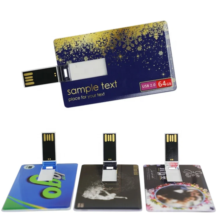 Hb3d014a885d54c2f9a8dc8d5e3f90968y 2025 Christmas Gift Usb Flash Drive 4Gb 8Gb 16Gb 32Gb 64Gb 128Gb Designs Credit Card Pendrive Christmas Give Friend Gift - Image 1