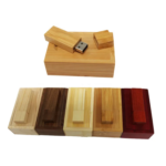 Wholesale Wooden Usb Storage Block Usb Flash Drive Customized logo Marketing Gift Natural Solid Fast Speed Wood Pendrive - Image 5