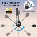 Fast Delivery Time Wire Microphone Headphones Adjustment Stereo Sound Education Call Hifi Waterproof Type C Headsets Earbud - Image 2