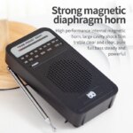 Mini Radio Portable High Quality Dual Band Mini Digital Tuning Radio Pocket Size with 3.5mm Earphone Jack AM FM Portable Radio - Image 3