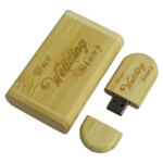 New Top Selected Oval Shape Eco-friendly Wooden USB 2.0/3.0 Pen Drive with Custom Logo Personalized Wholesale - Image 3
