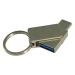 New Style Mini Metal 32GB USB Flash Drives USB2.0 3.0 16GB 128GB 4GB 64GB Dual Otg Type-c Pendrives U Disk for Phones Computers - Image 3