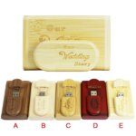 Wedding Business Gifts Personalized Laser Engraving Wood Usb Flash Drive 2.0 3.0 8GB 16GB 32GB 64GB Pen Drive Usb Wooden - Image 2