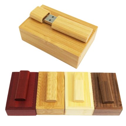 Manufacturer Wholesale Wedding Favors Wooden Box 2.0 3.0 4Gb 8Gb 16Gb 32Gb 64 Gb Usb Stick Wood Personalised logo Wood Usb Flash