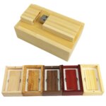 Customization Red Wood Business Gifts Usb Stick Wholesale Best Quality Blank Wooden USB Flash Drive with Box Pack - Image 6