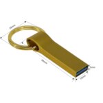 Golden Usb Flash Drive Metal Pen Drive 4GB 8GB 16GB 32 Gb 64GB Customized Brands Pendrive USB2.0 Flash Memory Stick Disk Gift - Image 3