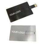 Custom Logo Metal Credit Card Usb Flash Drive 2.0 3.0 Pen Drive Memory Card 2GB 4GB 8GB 16GB Pendrive 32GB Usb Stick Card Usb