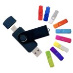 Rotating OTG 3 in 1 2in1 USB Flash Drives USB2.0 3.0 128GB 64GB 32GB 16GB 4GB Pendrive 8gb for Cell Phone Dual Pen Drive Cle USB - Image 5